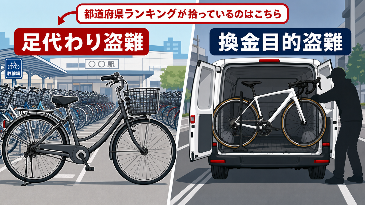 「大阪が多い」に意味はない。都道府県ランキングで語れない自転車盗難 のサムネイル